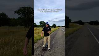 Skater Finds Me On The Highway Skating Across America