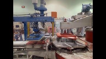 OCEM single-layer SLABS press OPA1400/4 (1400 tons pressing power,  4 stations)