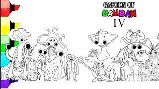 GARTEN OF BANBAN | Coloring pages mix | Garten of banban | NCS music #youtube