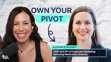 How to tell your career story so it actually gets you hired | Allison Stransky (CMO Samsung USA)