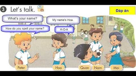 Tiếng Anh lớp 3 - Unit 2 - Lesson 2