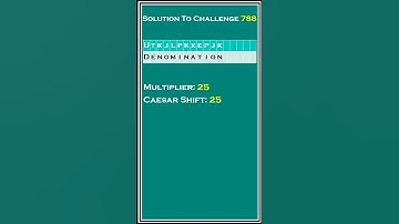 Out of this world (Decoding Challenge!)
