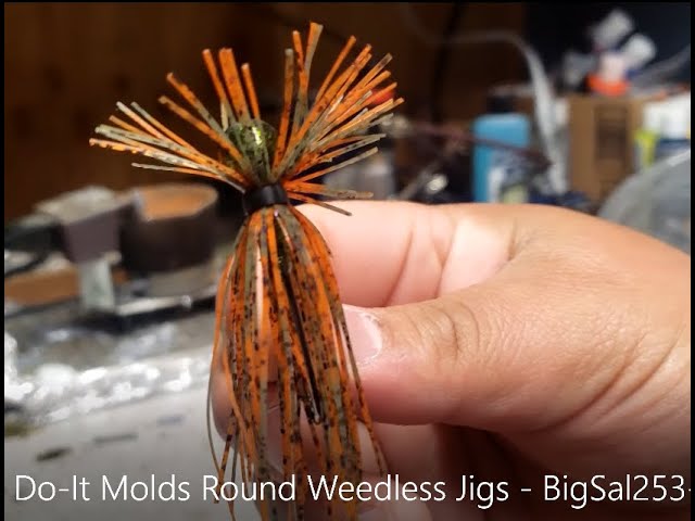 How To Make Do-It Molds Round Weedless Jigs - BigSal253 - That Guy Skimpy 