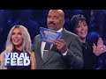 KIM KARDASHIAN AND OTHERS TAKE ON CELEBRITY FAMILY FEUD| VIRAL FEED