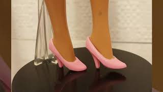 Chaussures rose pour poupées mannequin Barbie et leurs copines