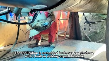 Xionggu dual-torch automatic welding machine for welding natural gas pipelines.