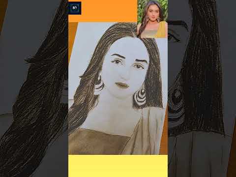 Tanya sharma sketch ✏️|braided artist| #shorts #sketch #drawing #painting #tanyasharma #ssk2 #reema