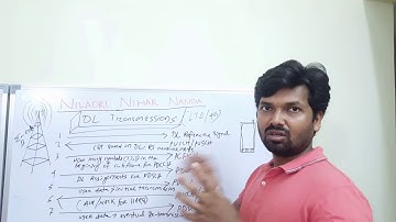 4G/LTE physical channels and procedures part-9,Downlink transmissions in LTE/4G,niladri nihar nanda