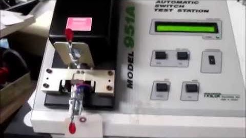 Tricor Model 951A Automatic Switch Test Station