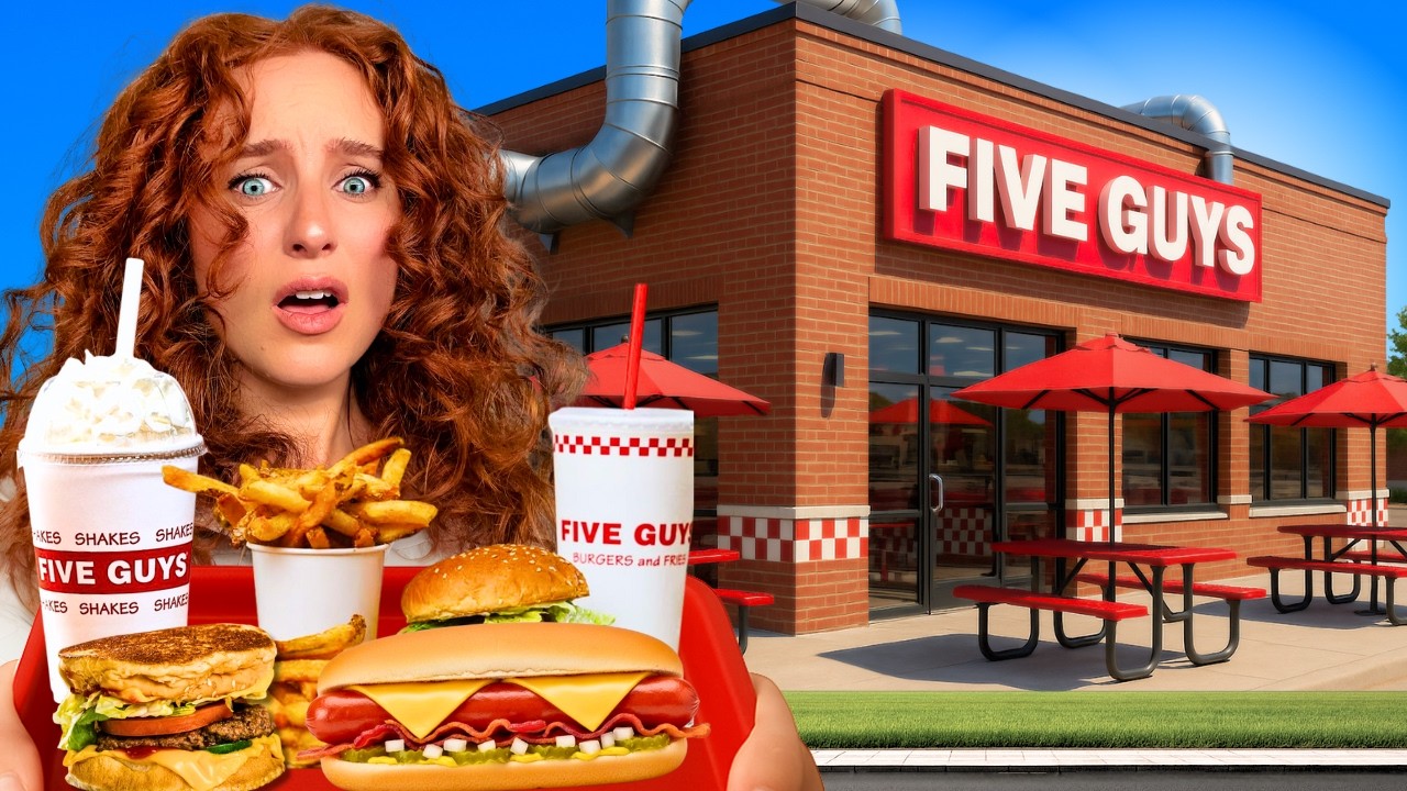 Ik bestel het HELE menu van FIVE GUYS