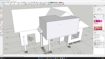 SKETCHUP OFFLINE - BÀI THỰC HÀNH 4: VẼ MÁI NHÀ