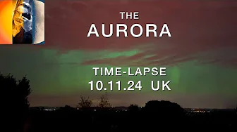 Aurora Borealis Northern Lights Time-Lapse Viewed from Southern UK