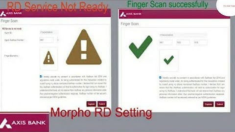 axis bank bc rd service not ready / axis bank mantra setting / rd service installation full pro 💥