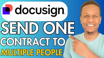 HOW TO SEND ONE CONTRACT TO MULTIPLE PEOPLE ON DOCUSIGN