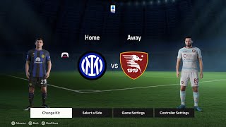 EA SPORTS FC 24 - Inter Milan vs Salernitana - Serie A Matchday 25