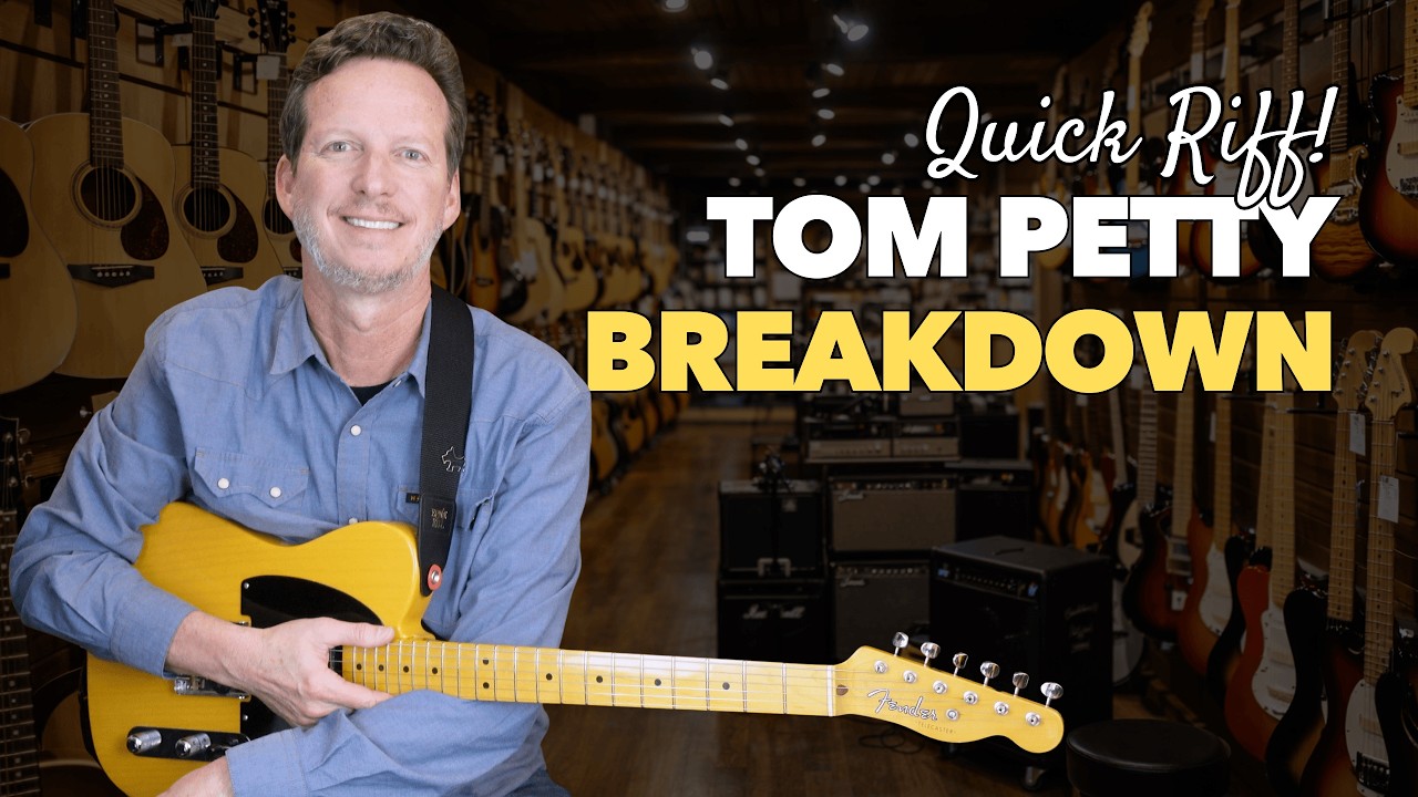 Learn this Tom Petty “Breakdown” quick riff the right way — fast and easy!