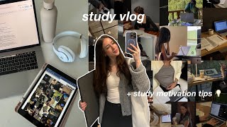 study vlog ? how to find motivation to study, GRWM for uni, productive days, study apps!