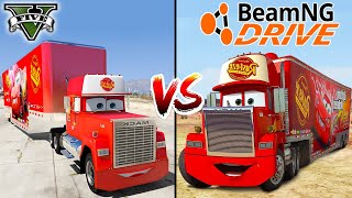 GTA 5 MACK TRUCK VS BeamNG Drive MACK TRUCK - Which is best?