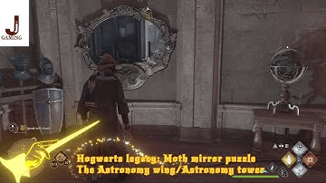 Hogwarts legacy Moth mirror puzzle The astronomy wing Astronomy tower