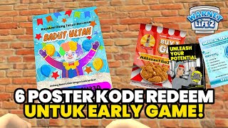 SEMUA LOKASI EASTER EGG POSTER KODE REDEEM DI GAME WARNET LIFE 2