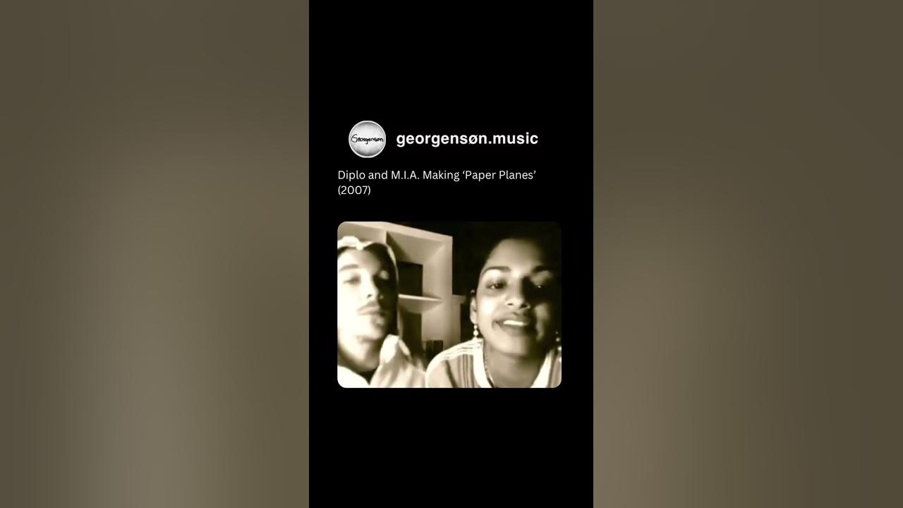 Diplo and M.I.A. Making ‘Paper Planes’ (2007)