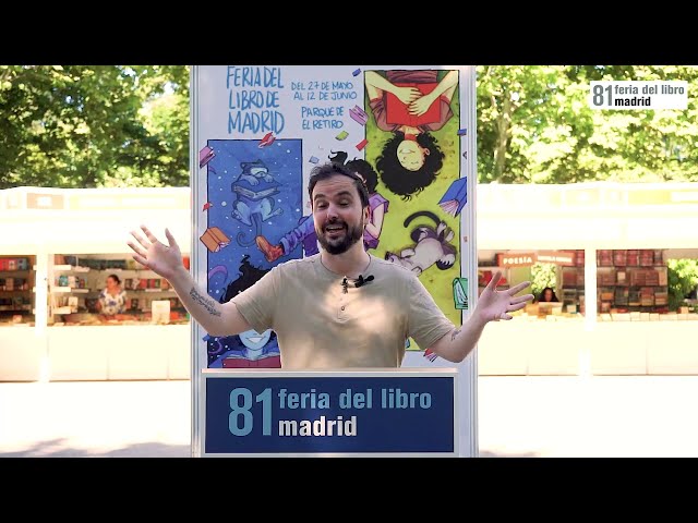 Isaac Sánchez, autor del cartel de la 81ª edición de la Feria del Libro de Madrid