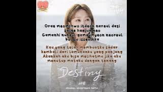 Seo Gi - Destiny (OST Destined with You Part.5) Lirik Sub Indonesia   Romanization