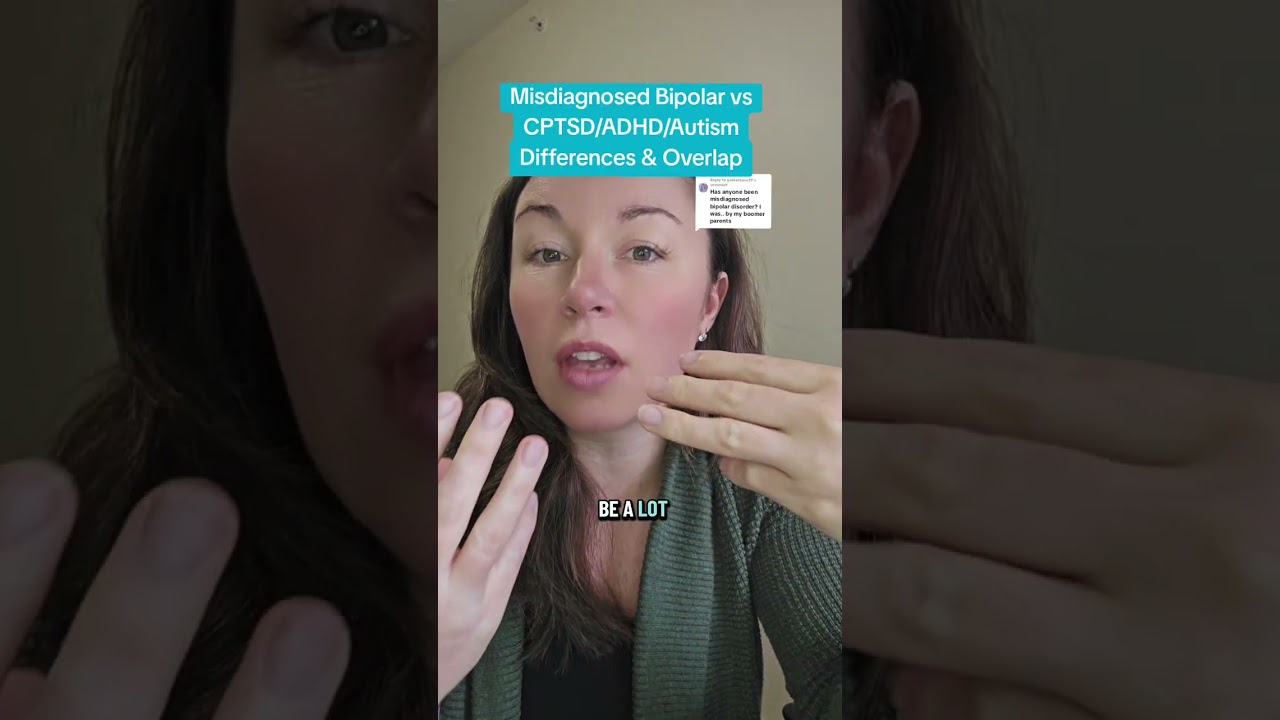 Неправильная диагностика биполярного расстройства против КПТСР/СДВГ/аутизма: различия против их п...