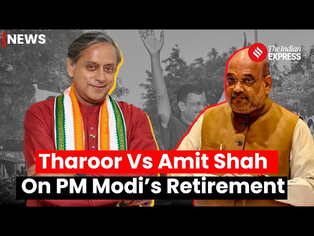 Shashi Tharoor's Response to Arvind Kejriwal's Modi Retirement Comment class=