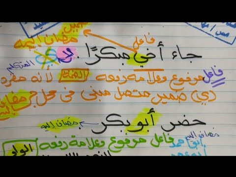الأسماء الخمسة ح١٠ النحو من البداية شروطها وإعربها بطريقة سهلة وبسيطة مع مس مها سعيد