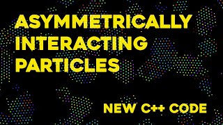 Asymmetrically interacting particles - Interactive version