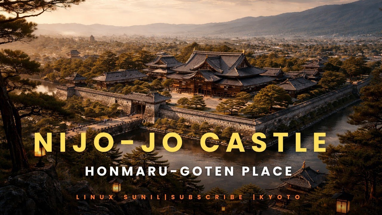 Nijo-jo castle was built by order of Tokugawa layasu ,the first shogun of the Tokugawa shogunate.