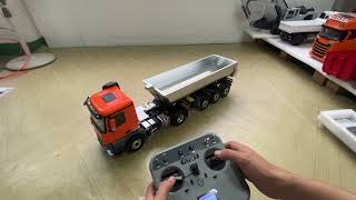 TOUCAN RC HOBBY Kabolite 5801 1/14 4X4 RC Tractor Truck 3 Axles Electric Lifting Tipping TH24573