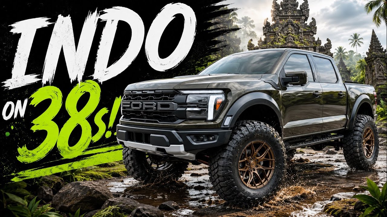 Ford Raptor 38s 2026 Akins Ford Raptor on 38s! SHELTER GREEN CUSTOM INDO Edition Review ...