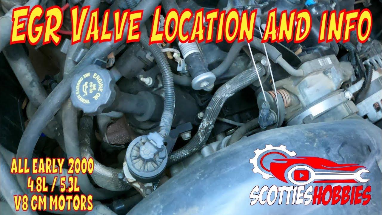  egr valve location function chevrolet tahoe suburban silverado