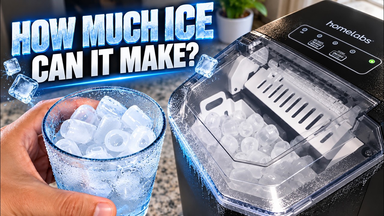 hOmeLabs Countertop Ice Maker video by Home Smart by AE Mind