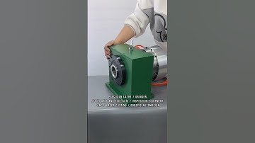 High-precision air pneumatic rotary spindle integration #chuck #collet