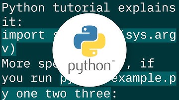 How do I access command line arguments?