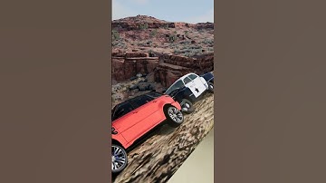 Cars vs Log Bridge  #2  BeamNG Drive