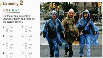 Tactics for Listening - Basic | Unit 15: Vacations
