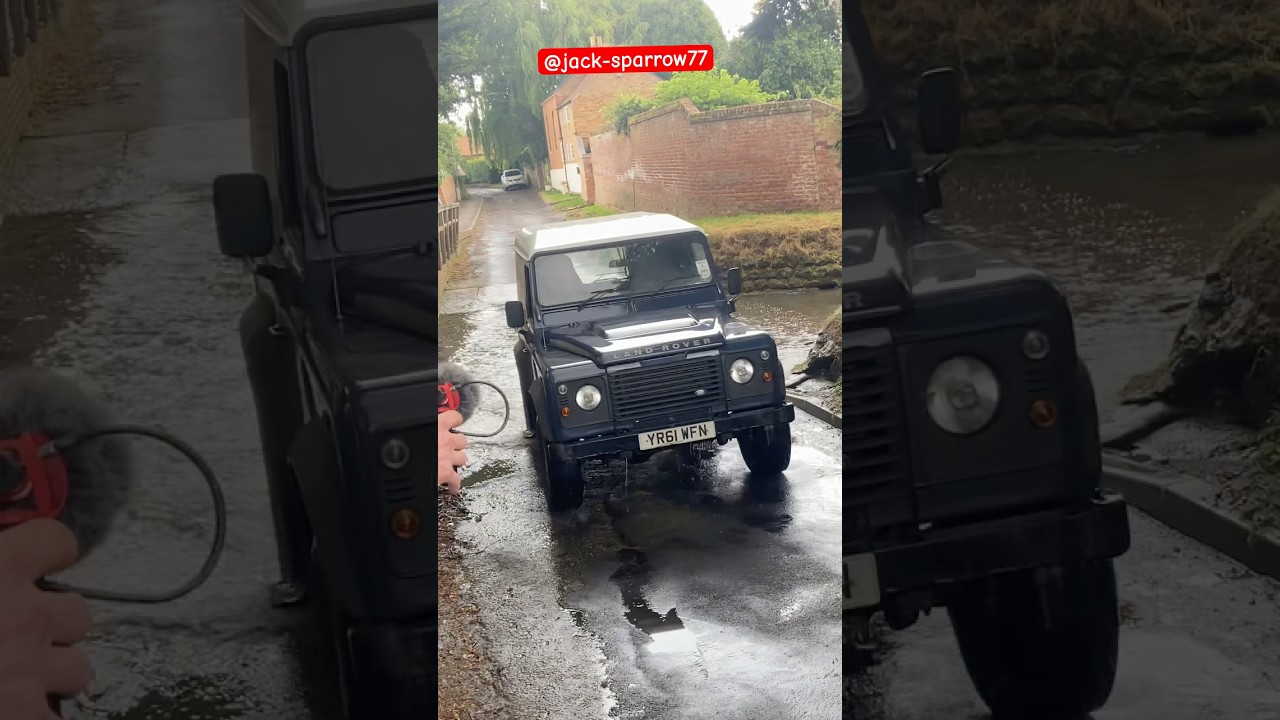Defender at Caunton ford