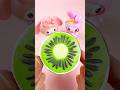 Melody Eats Clay Kiwi & Orange 😱 Surprise Inside #clay #melody #asmr #satisfying #fyp