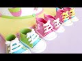 Fondant Baby Shoes video tutorial ( Converse Cake Topper 1)폰던베이비슈즈 베이비샤워 돌케이크토퍼 귀여운아가신발케이크