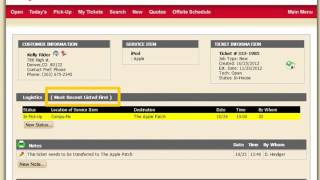 Multi-Store "Logistics" / Ticket Transfer Operations using RepairTRAX Repair Shop Software screenshot 5