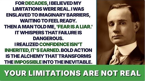 Learn to Act As If You Fear Nothing   Napoleon Hill