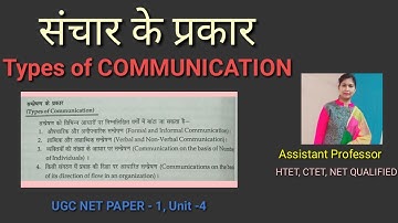 Types of Communication | संचार के प्रकार | Types of Communication in hindi