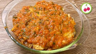 видео: Жареные баклажаны с томатным соусом картинка: Жареные баклажаны с томатным соусом