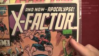 Reading Comics: First Appearances of Apocalypse, X-Factor #5, #6, X-Men, 1986 [ASMR, Male]