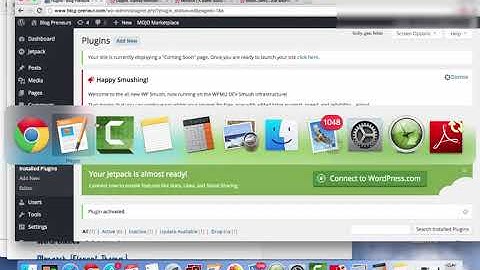 Wordpress Website Creation Part 3 -plugins video training module