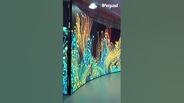 Stage curved LED display